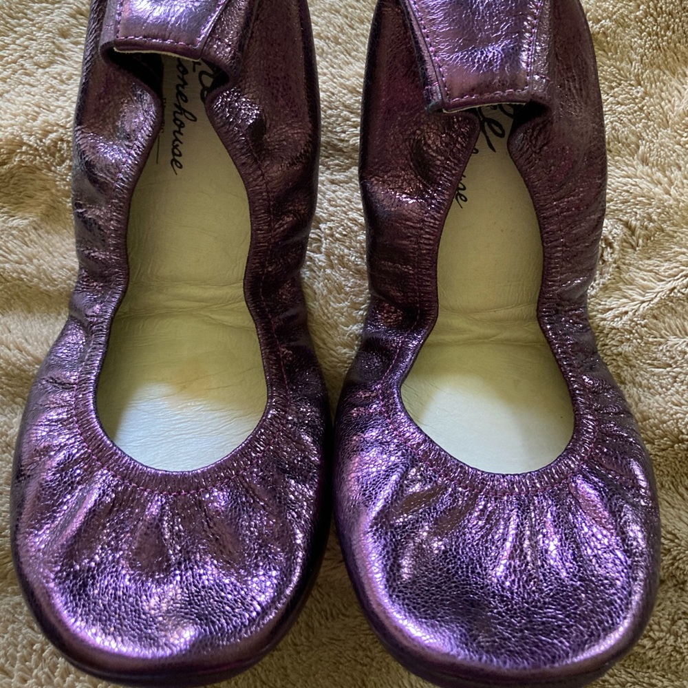 Storehouse Flats Metallic Grape